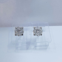 Diamond ILLOUSION EARRINGS