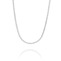 Diam Platinum necklace